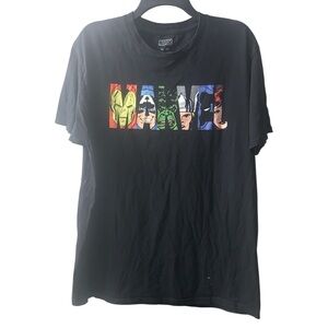 Marvel Tee with Comic Art